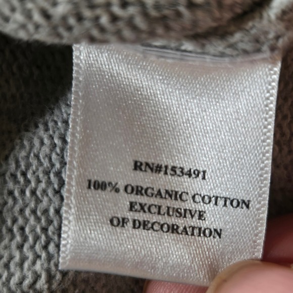 Hope & Henry 1/4 Zip Sweater Burgundy 100% Organic Cotton Medium Preppy Posh - Picture 8 of 11